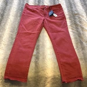 Burgundy American Eagle jeans